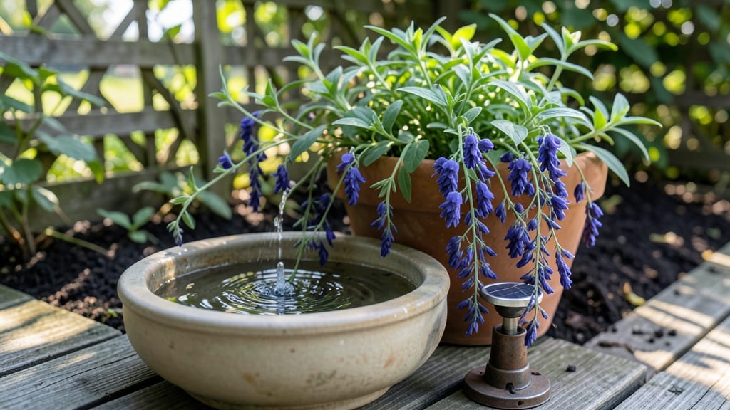 Bird Garden Fountain: Serene Water Feature for Instant Tranquility
