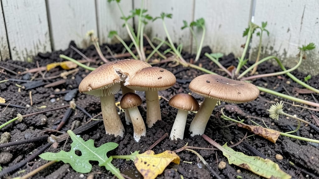 Brown Mushrooms In My Garden: Identifying and Eradicating Fungal Invaders Naturally