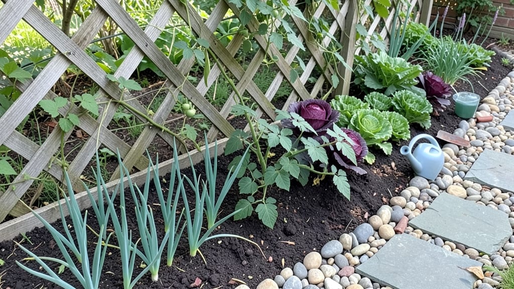 Cottage Vegetable Garden: Space-Saving Layout for Bountiful Harvests