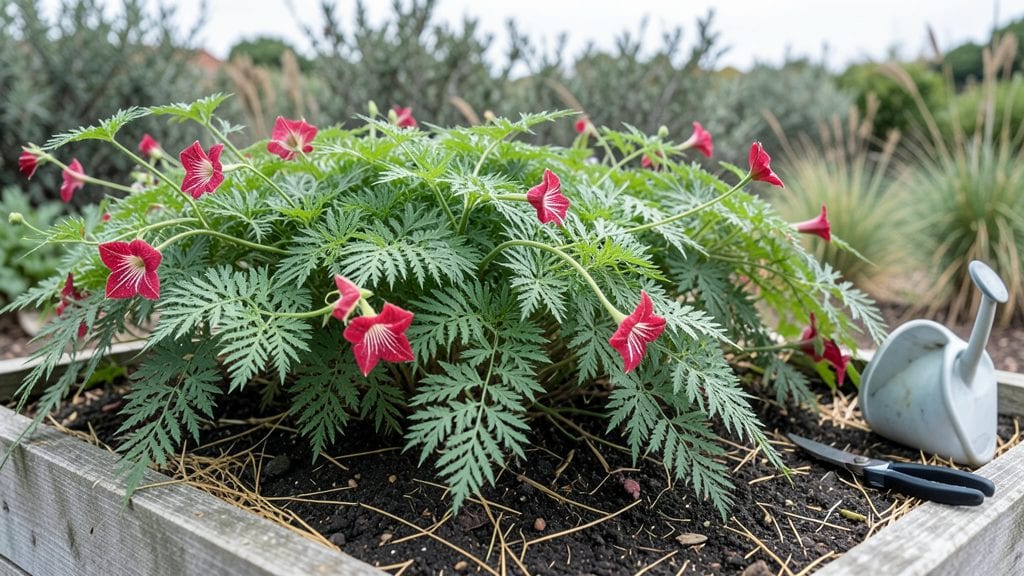 Crimson Vine Grow a Garden: Bold Climbing Drama With Year-Round Color