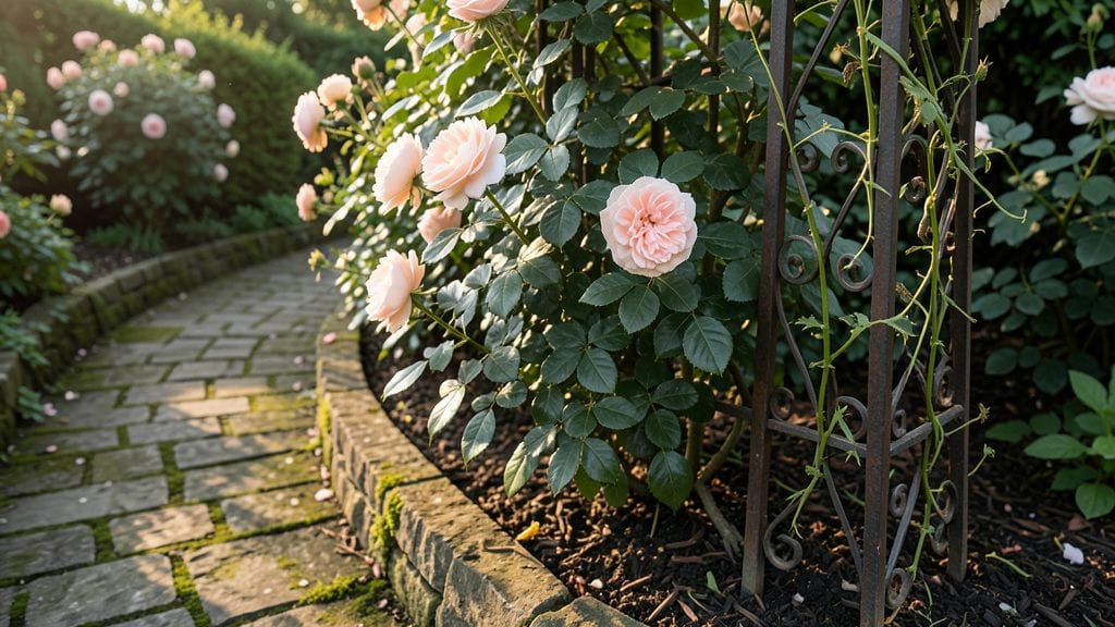 English Garden Landscaping: Whimsical Pathways and Lush Layered Borders