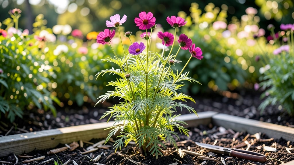 Garden Cosmos Leaves: Humane Pest Control With Natural Repellent Power