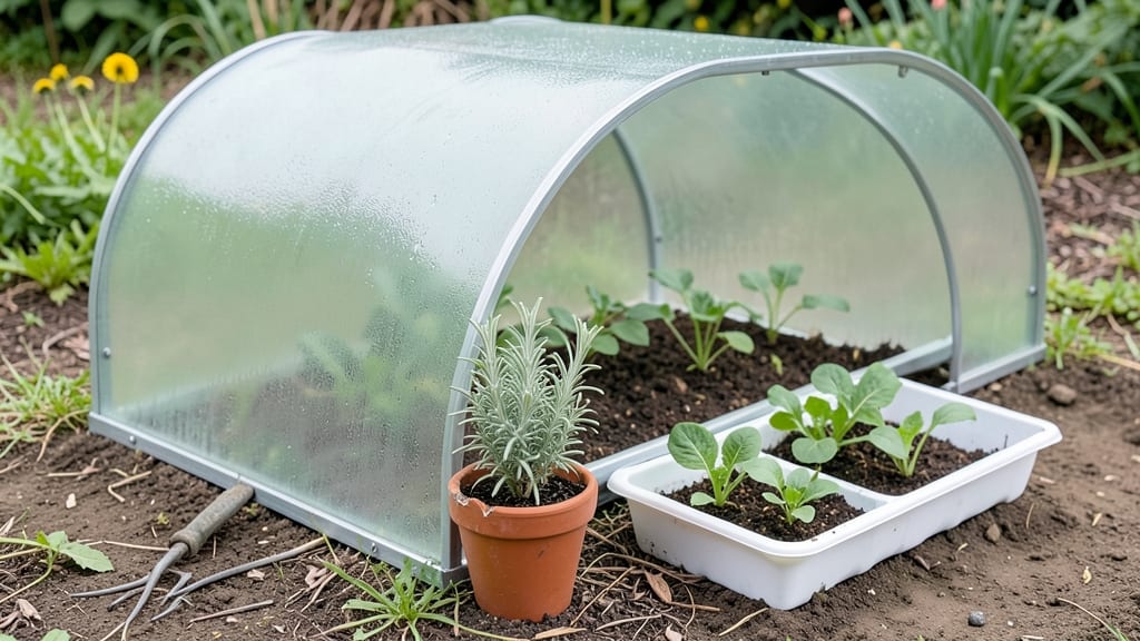 Mini Garden Greenhouse: Year-Round Protection for Delicate Seedlings