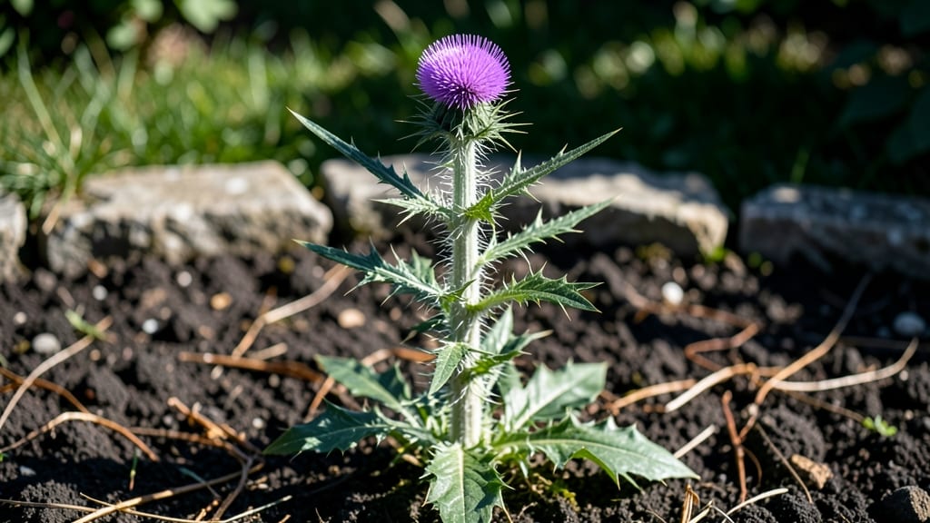 Prickly Garden Weed: Eradicate It Naturally With Vinegar And Soap