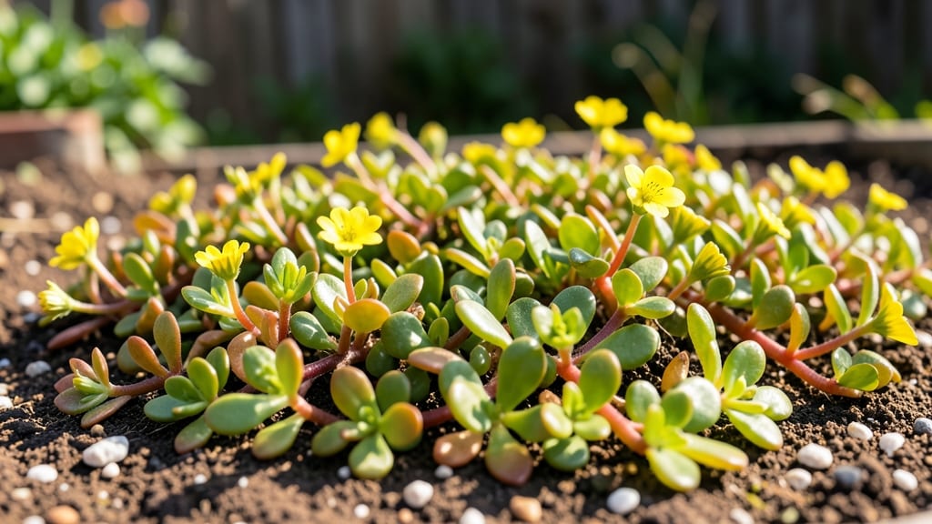 Purslane in Garden: Fast-Growing Leafy Greens for Hot Climates