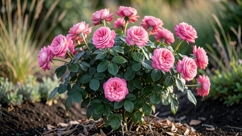 Rose Garden Circle: Elegant Year-Round Privacy Screen Design