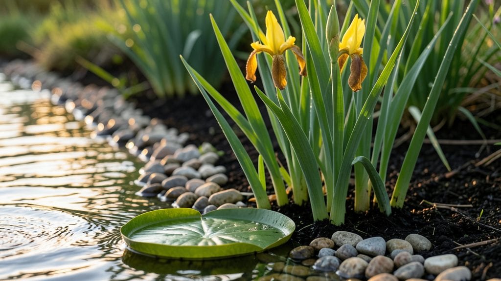 Small Water Garden: Serene Miniature Ecosystem With Floating Plants