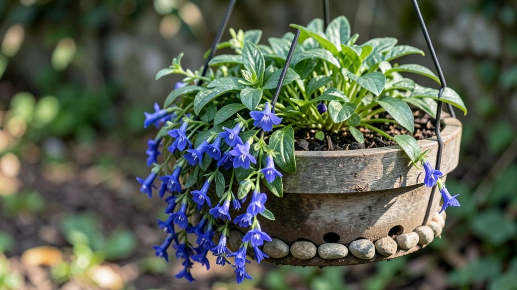 Swinging Bed Garden: Whimsical Hanging Planter for Vertical Beauty