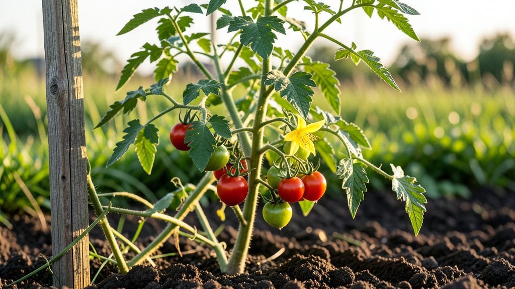 Tomatoes in Garden: Vertical Space Maximizer for Compact Yards