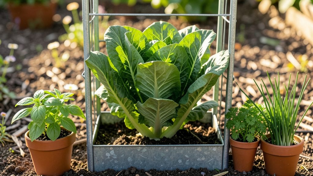 Vertical Garden Frame: Space-Saving Trellis for Herb and Flower Walls