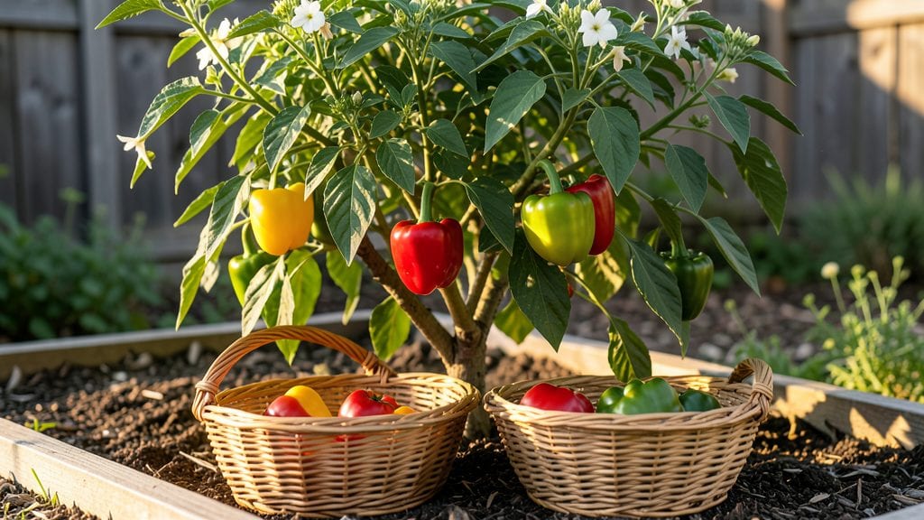When to Pick Peppers From Garden: Color-Coded Ripeness Chart for Perfect Harvest Timing