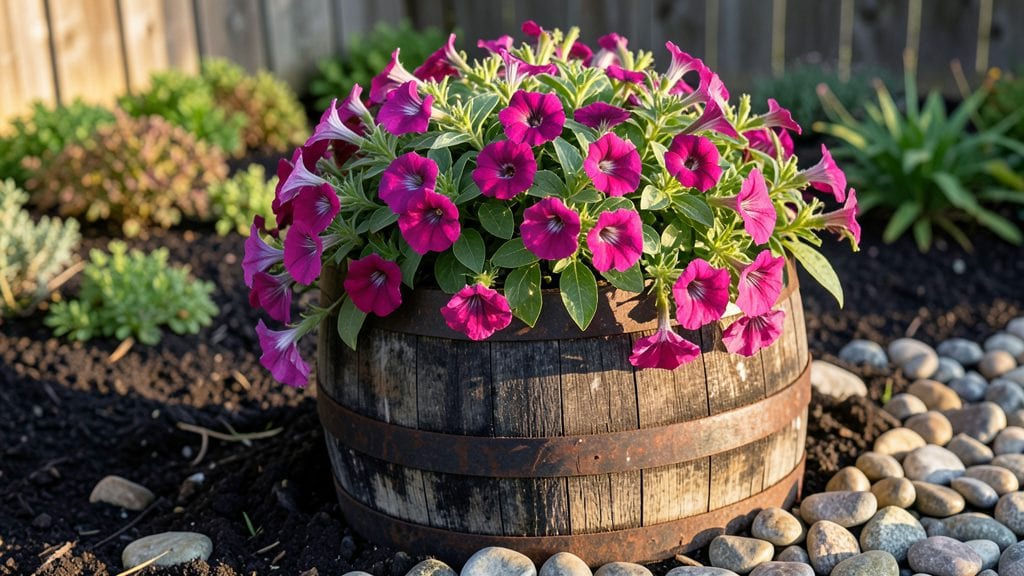 Wine Barrel Garden: Rustic Charm That Doubles Your Growing Space